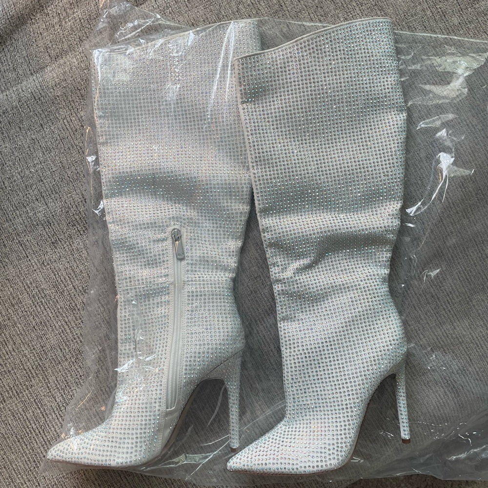Jennifer Lopez Rhinestone Boots